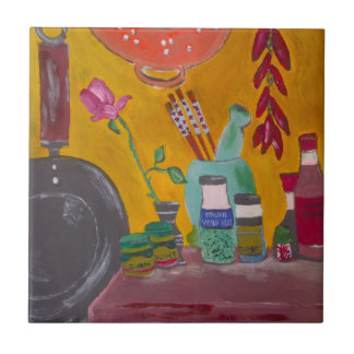 Azafrán y teja de los chiles