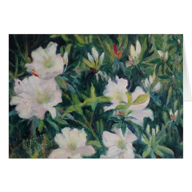 "Azaleas blancas " (Anverso (Horizontal))
