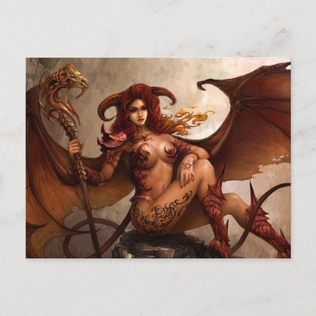 Azmodeus Dark Angel "Demon", postal (Anverso)