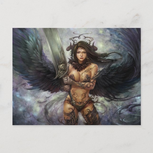 Azmodeus Dark Angel "Sunilda", postal (Anverso)