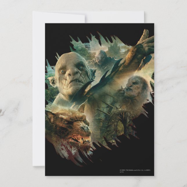 Azog, Narzug y Bolg Graphic (Anverso)