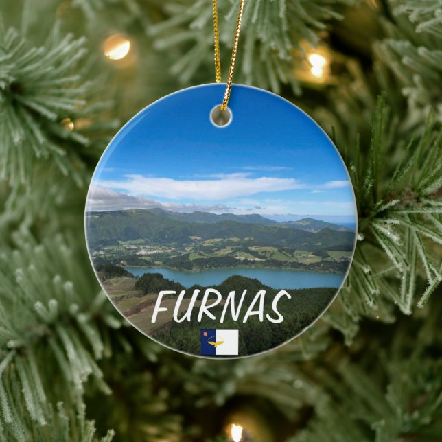 Azores: Ornamento Personalizado de Navidades Furna (Árbol)