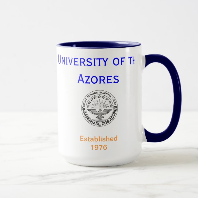 Azores - taza de la universidad (Derecha)