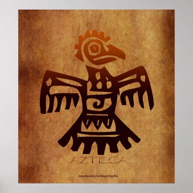 AZTEC ~ Amaranth Poster de arte espiritual de pája (Frente)