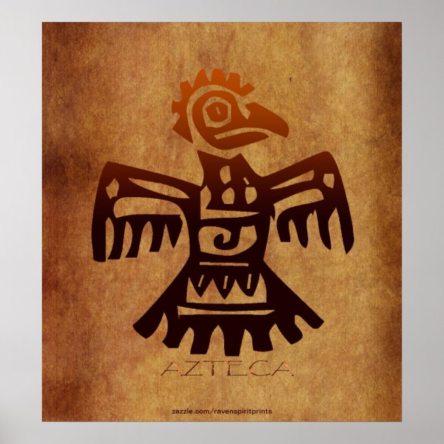 AZTEC ~ Amaranth Poster de arte espiritual de pája (Frente)