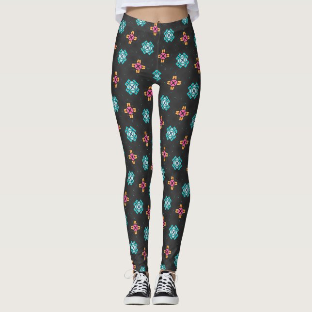 Aztec Starburst Leggings (Anverso)