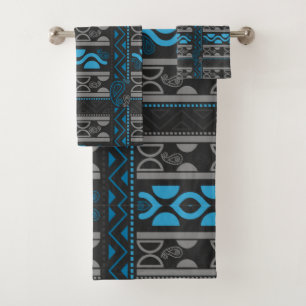 Azteca étnico azul
