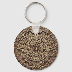 azteca keychain llavero azteca