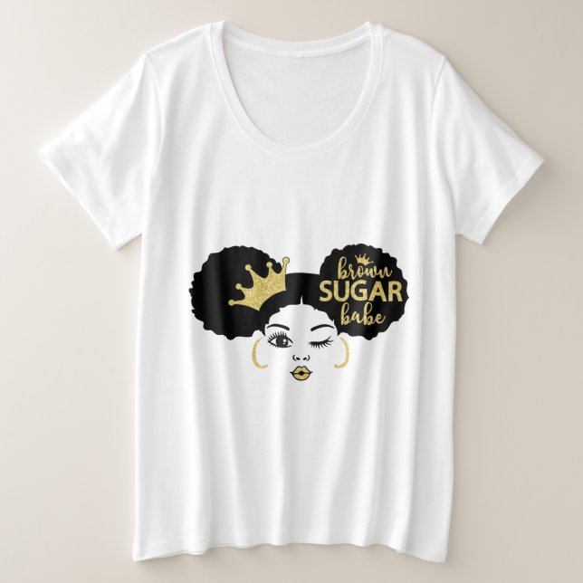 Azúcar marrón en negro y oro (Anverso del diseño)