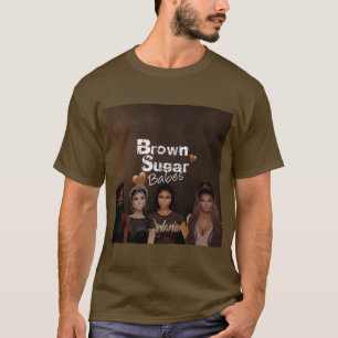 Azúcar marrón quema camiseta 1