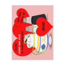 Azúcar y Especias - Arte de Tarjeta de San Valentí