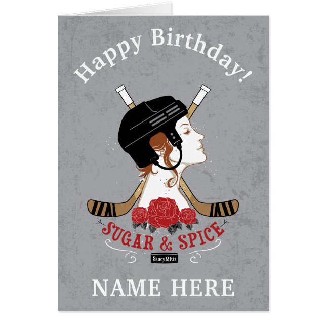 Azúcar y especias de cumpleaños personalizados par (Frente)