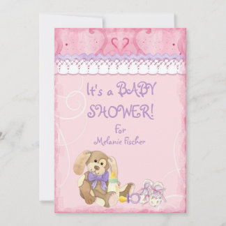 Azúcar y especias, invitación Chica a Baby Shower