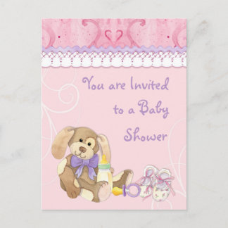 Azúcar y especias, invitación Chica a Baby Shower