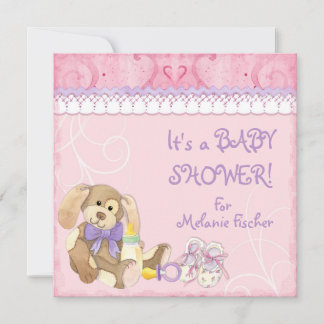 Azúcar y especias, invitación Chica a Baby Shower