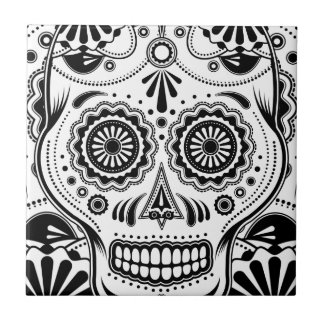 Azucare el arte/el día de los muertos - teja del