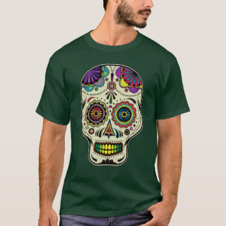Azucare el día del arte del cráneo de la camisa