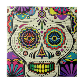 Azucare los colores/día del arte muerto - teja del