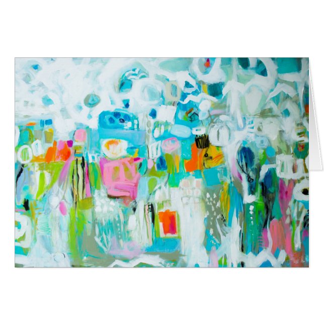 Azul abstracto (Anverso (Horizontal))