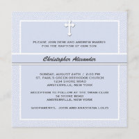 Azul acariciado - invitación religiosa