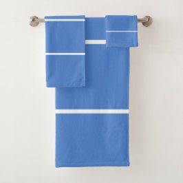Azul Aciano Blanco Líneas Geométricas