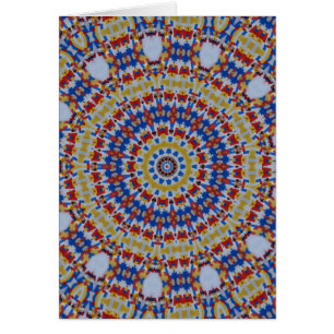 azul amarillo Mandala
