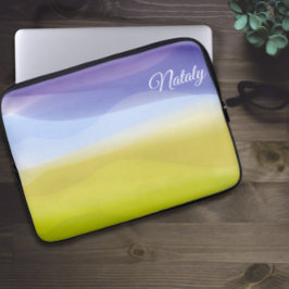 Azul amarillo minimalista con el nombre Bolsa elec