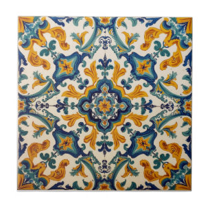 Azul añil Azulejo Azul y amarillo Portugués
