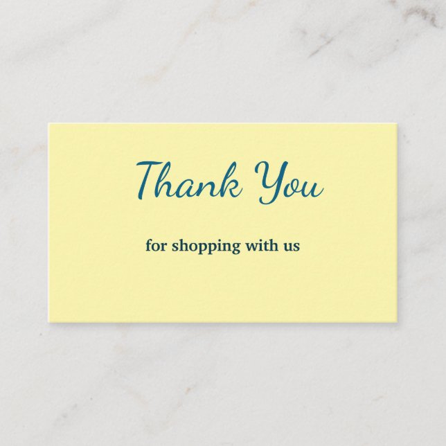 Azul blanco clásico gracias a las tarjetas de visi (Anverso)