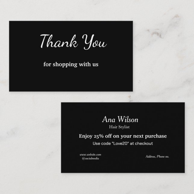 Azul blanco clásico gracias a las tarjetas de visi (Anverso / Reverso)