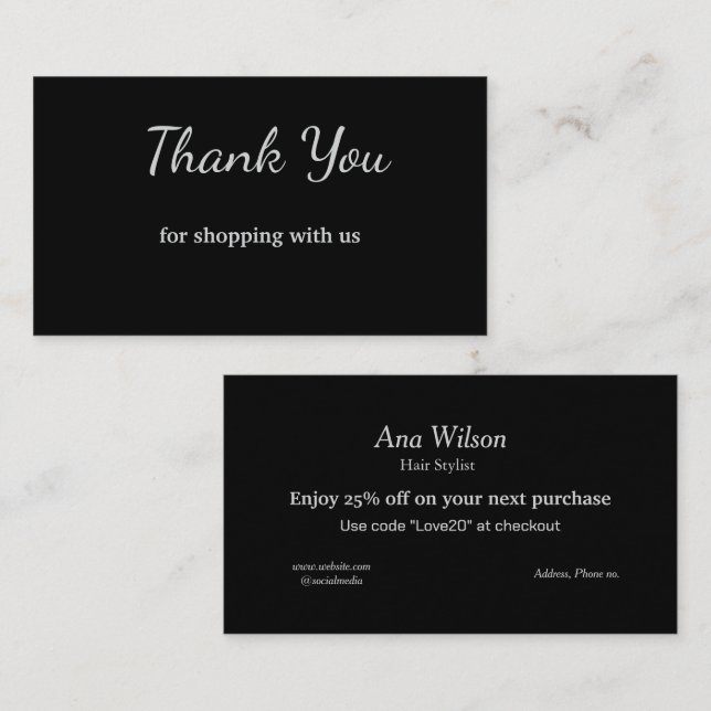 Azul blanco clásico gracias a las tarjetas de visi (Anverso / Reverso)