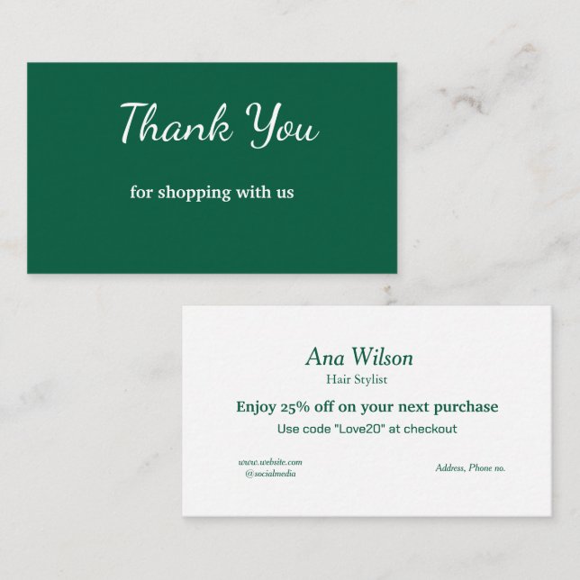 Azul blanco clásico gracias a las tarjetas de visi (Anverso / Reverso)