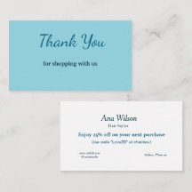 Azul blanco clásico gracias a las tarjetas de visi