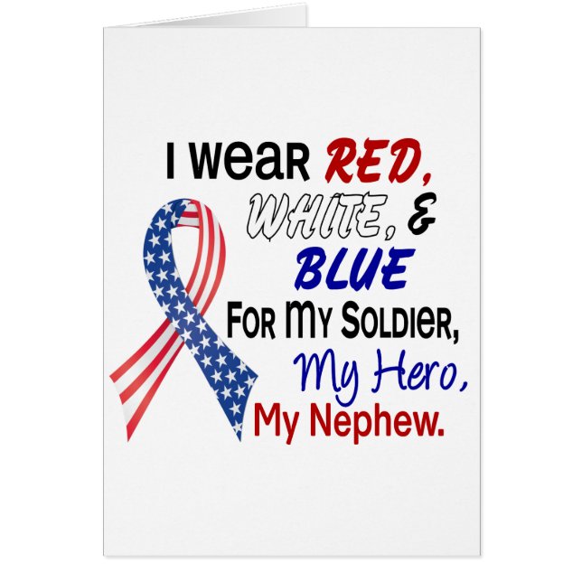 Azul blanco rojo para mi sobrino (Frente)