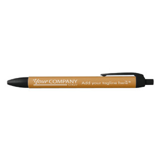 Azul Bolígrafo de tinta promocional de marca Copper Bro