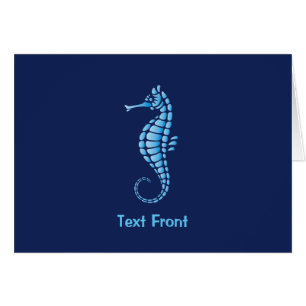 Azul caballito de mar