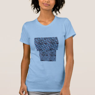 Azul, camiseta del tiburón