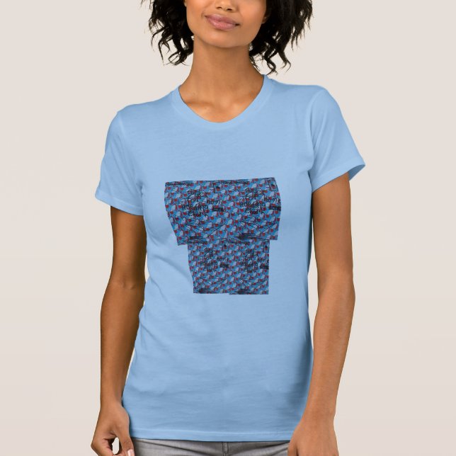 Azul, camiseta del tiburón (Anverso)