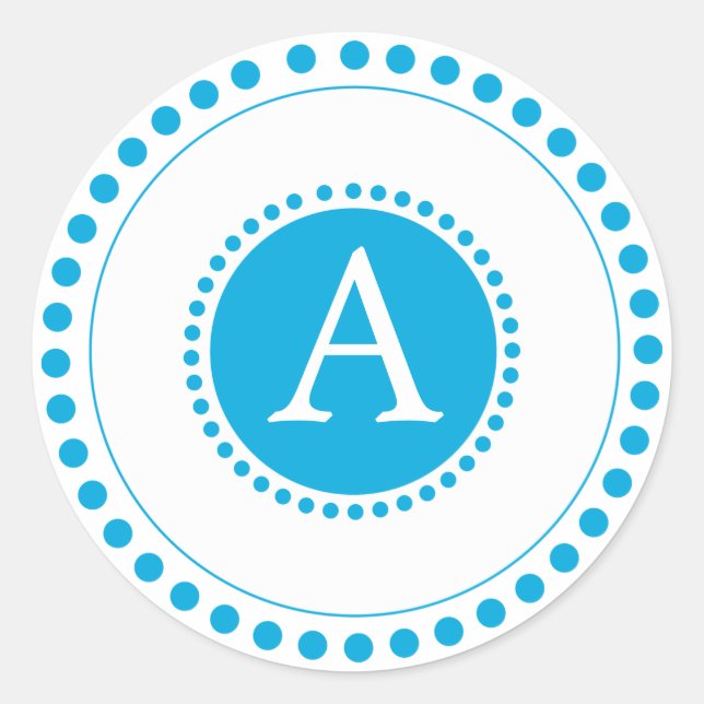 Azul cielo - sellos para sobres personalizados (Anverso)