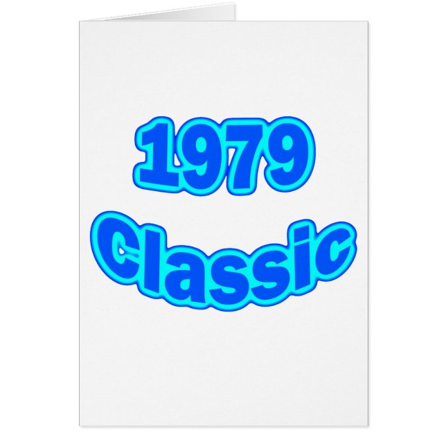 Azul clásico de 1979 (Frente)