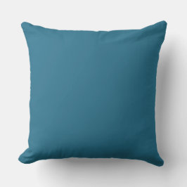 Azul Color Sólido, Almohada Simple, Moderno