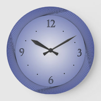 Azul con centro azul claro> Relojes de cocina