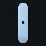 Azul | Crear su propio diseño de skateboard Person<br><div class="desc">Crea tu propio diseño de skateboard Personalizado! Usa este fondo azul pastel o elige cualquier color, agrega tu propia foto, fondo, logotipo comercial o cualquier imagen personalizada. Perfecto como un regalo único para mejorar el deporte y la actividad al aire libre y hacerlos divertidos. Cualquier tipo de letra, no es...</div>