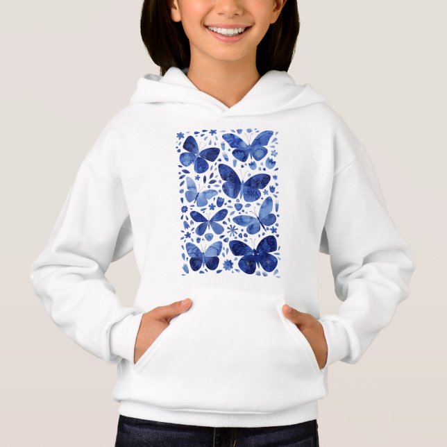 Azul de agua de mariposas (Anverso)