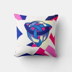 Azul de almohada celta moderna del mundo