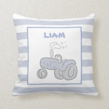 Azul de almohada del tractor