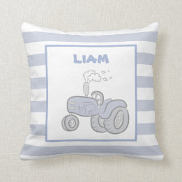 Azul de almohada del tractor