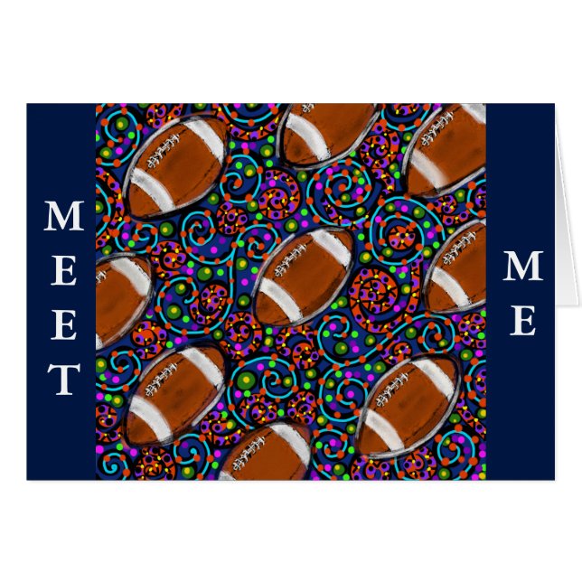 Azul de arte de fútbol (Anverso (Horizontal))