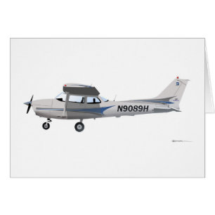 Azul de Cessna 172 Skyhawk