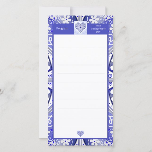 Azul de encaje cerámico de Grecia (Anverso)